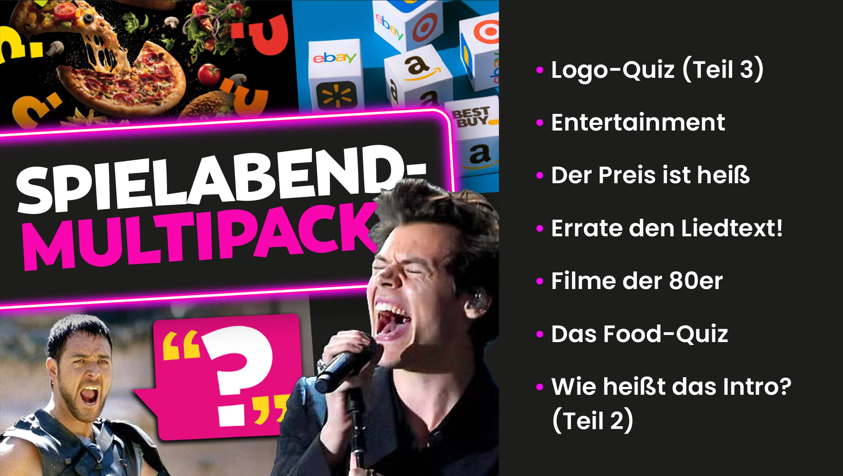 MULTIPACKS DE QUESTIONS
